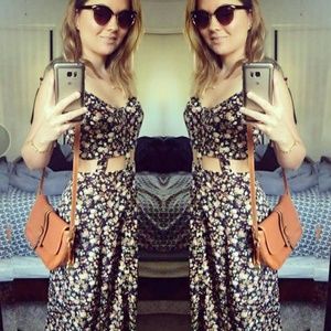 Gorgeous UO Cutout Maxi Dress!